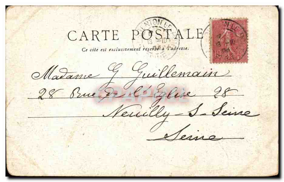 CPA Fantaisie Fantasy Enfants — Rückseite