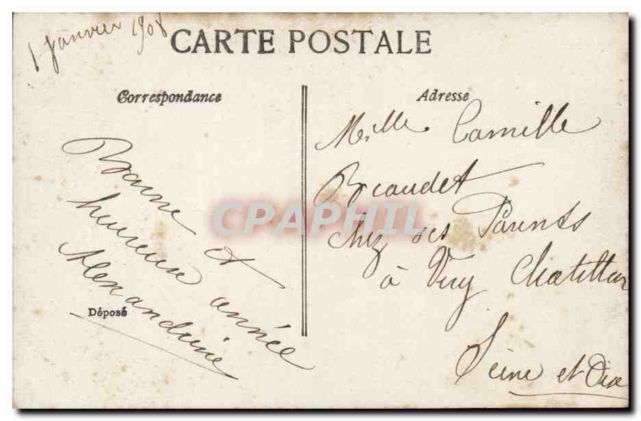 CPA Fantaisie Fantasy Enfants — Verso