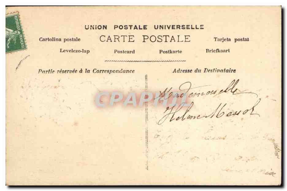CPA Fantaisie Fantasy Jeune fille enfant child  — Verso