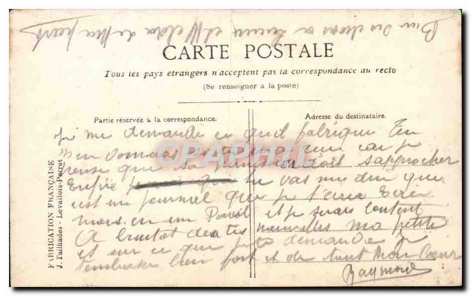CPA Fantaisie FAntasy Aurore d'amour Femme  — Verso