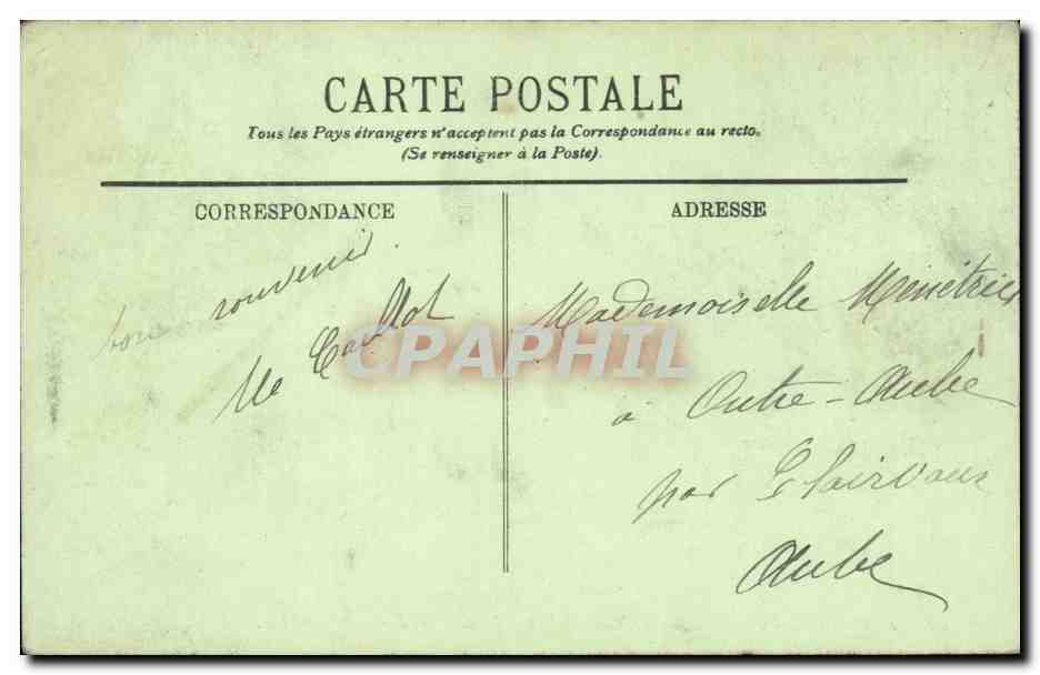 Boulogne-sur-Mer — Das Casino — Die Gärten vom Casino aus gesehen — LL. — N° 89 — Rückseite