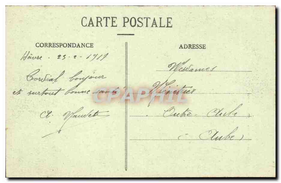 Ste Adresse CPA Environs du Havre Chapelle de Notre DAme des flots — Rückseite