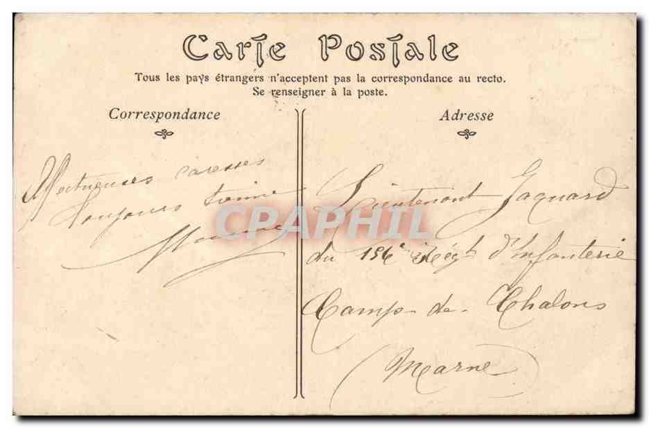 CPA Fantaisie Bouquetiere de la cote d'azur TOP (petits metiers) — Rückseite