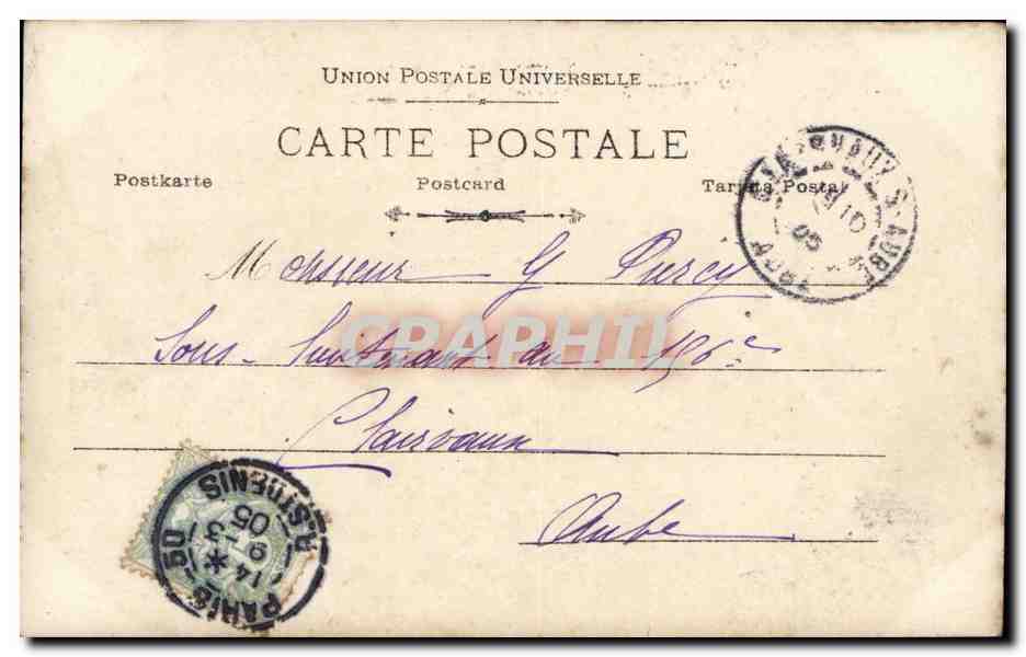 Marie Thierry — Schauspielerin am Theater — Rewblinger Paris, n° 698/4 — Rückseite