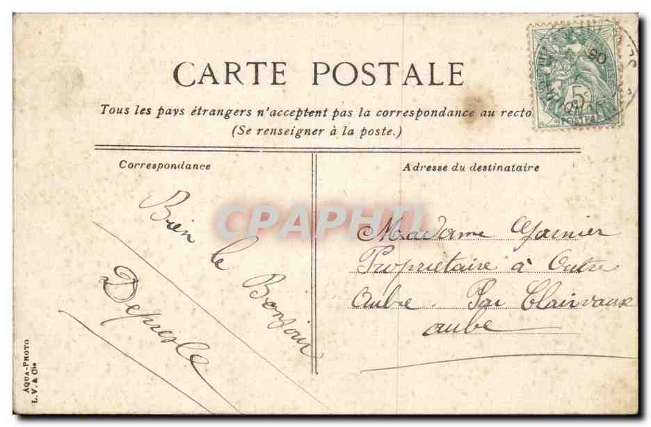 Rouen CPA CAthedrale — Verso