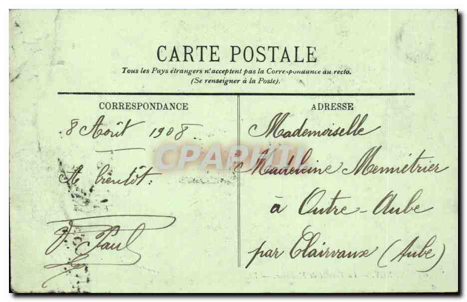 Nancy - La faculte de Medecine - CPA  — Back