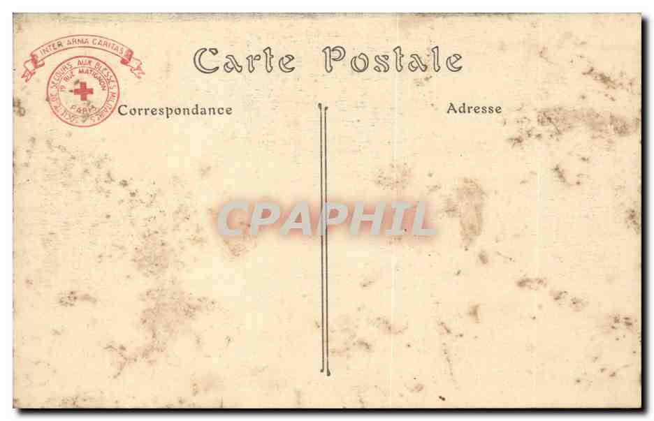 Paris 7 - Drapeau alemands deposes sur Invalides - CPA  — Rückseite