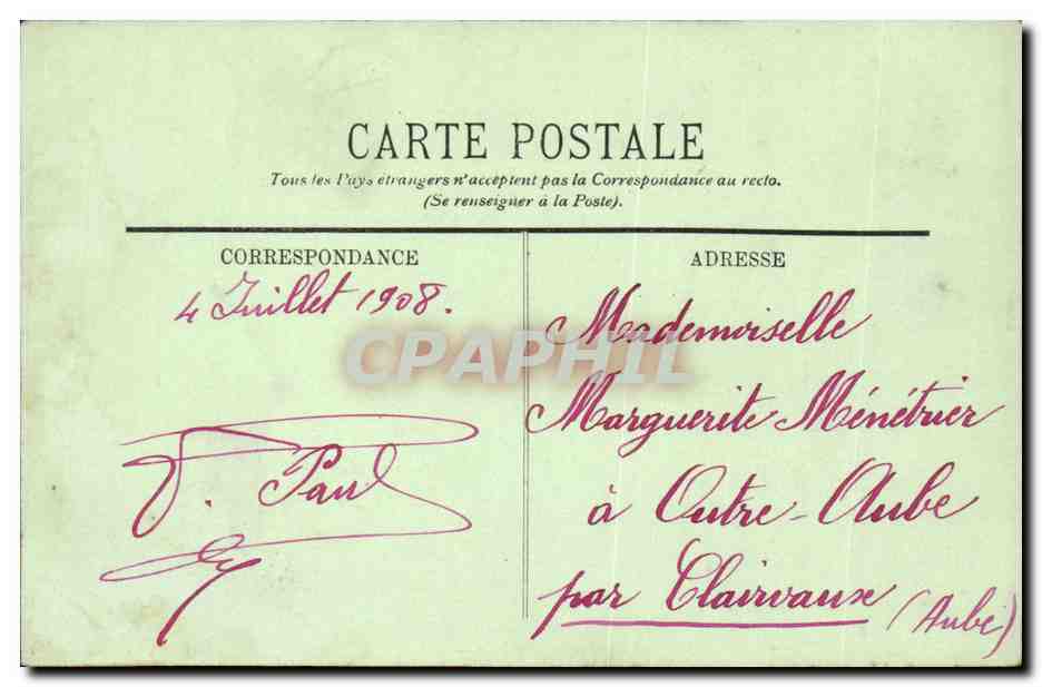 Nancy - La Pepiniere - Kiosque de Musique - CPA  — Rückseite