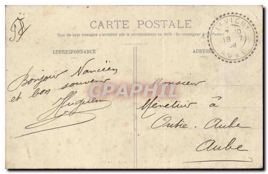 Nancy - St Mansuy - La Grotte - CPA  — Verso