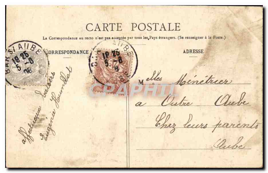 Folklore - Bressane - Femme - Costume - CPA  — Verso