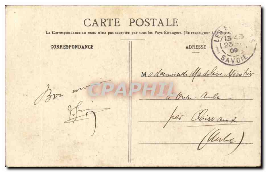 Chartreuse - Vue Generale des Echelles et d'Entre a Guiers - CPA  — Rückseite