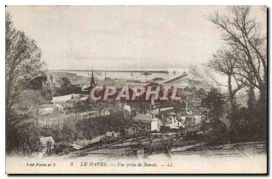 Le Havre - Vue prise de Sanvic - CPA 