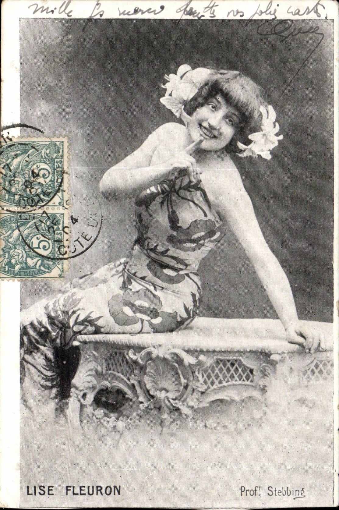 Fantaisie - Femme - Lise Fleuron - Prof Stebbing - CPA 