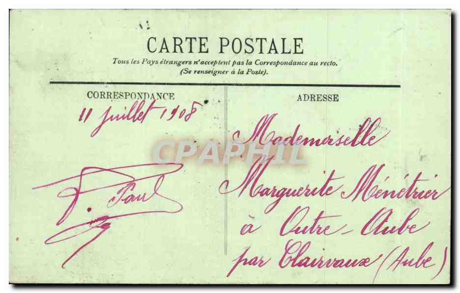 Nancy - Le Marche couvert et L'Egise St Sebastien - CPA  — Rückseite