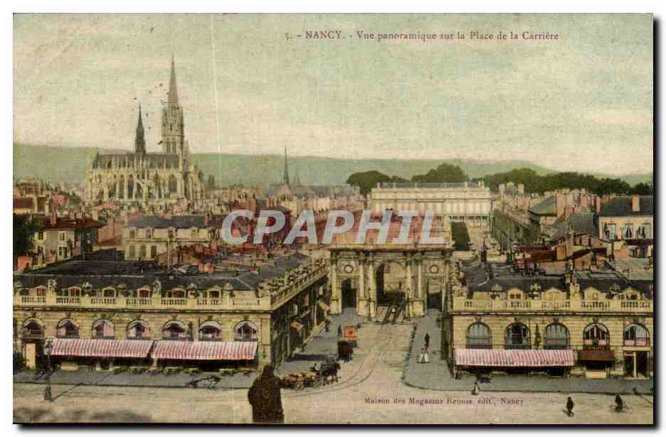 Nancy - Vue Panoramique sur la Place de la Carriere - CPA 