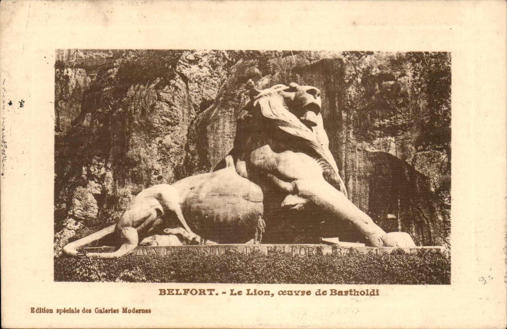 Belfort CPA Le lion oeuvre de Bartholdi