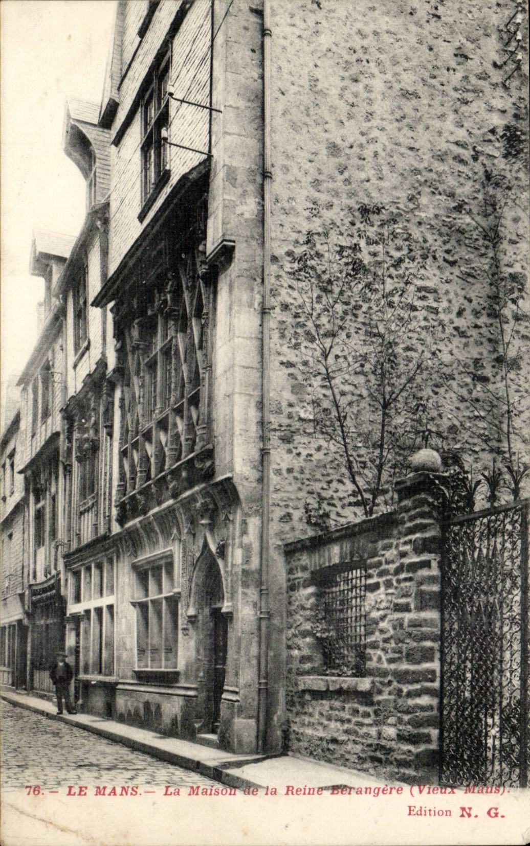 Le Mans CPA La maison de la reine Berangere (vieux Mans)