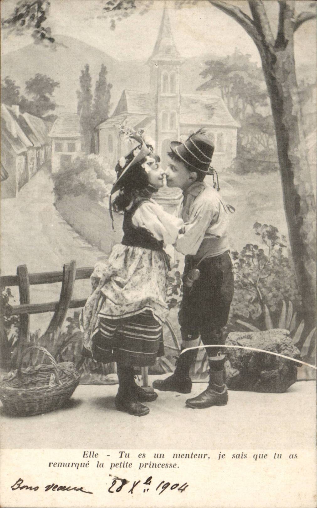 CPA Fantaisie Folklore
