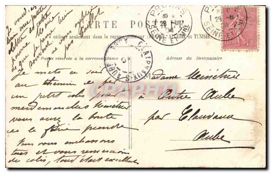 Enfants en costume rural — scène de la ferme — éditeur X.4, n°1904 — Rückseite