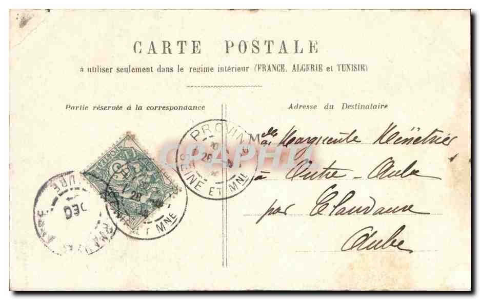 Deux enfants en costume traditionnel — scène de jeu — éditeur Prince, n° non visible — Rückseite
