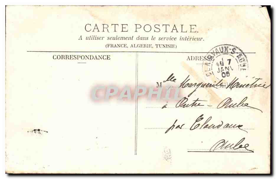 CPA Fantaisie Enfant la lecon de danse — Rückseite