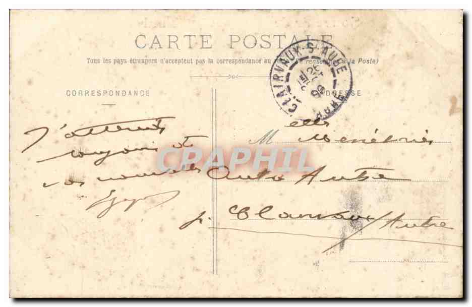CPA Souvenir de Toul (ballon zeppelin) — Rückseite