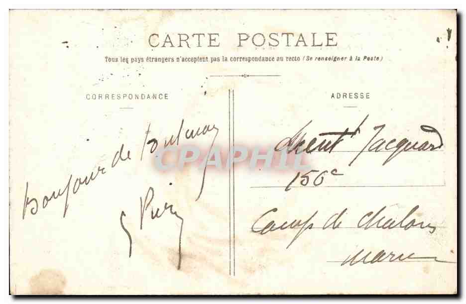 Le Pont de Fontenoy-sur-Moselle — vue du train sur viaduc — Édition F. Poirot, Nancy — Rückseite