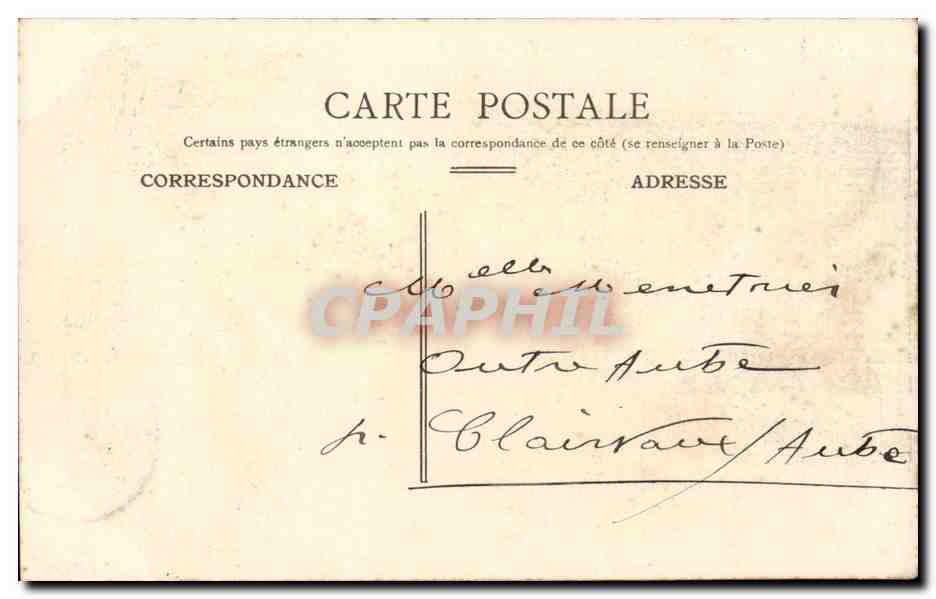 Reims — Estatua de Luis XV. — Dewachter — Reverso