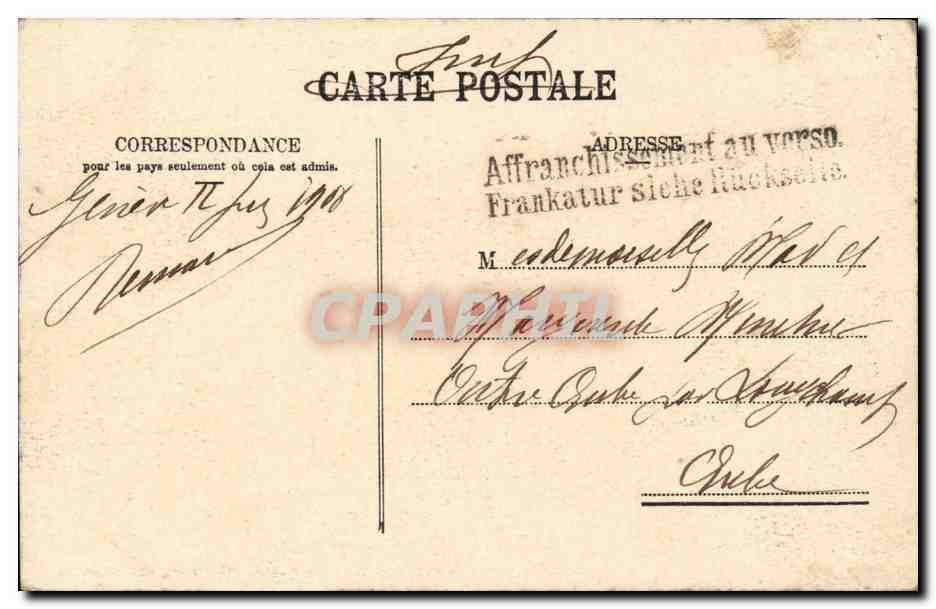 Suisse - Schweiz - Geneve - Montreux - Vue Generale - CPA  — Verso