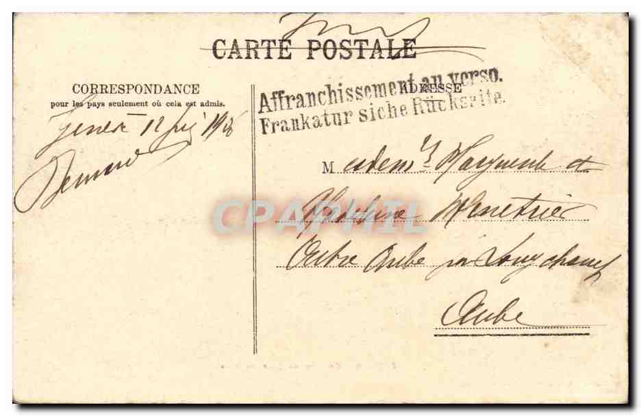 Suisse - Schweiz - Geneve - Un Jour de bise - CPA  — Verso