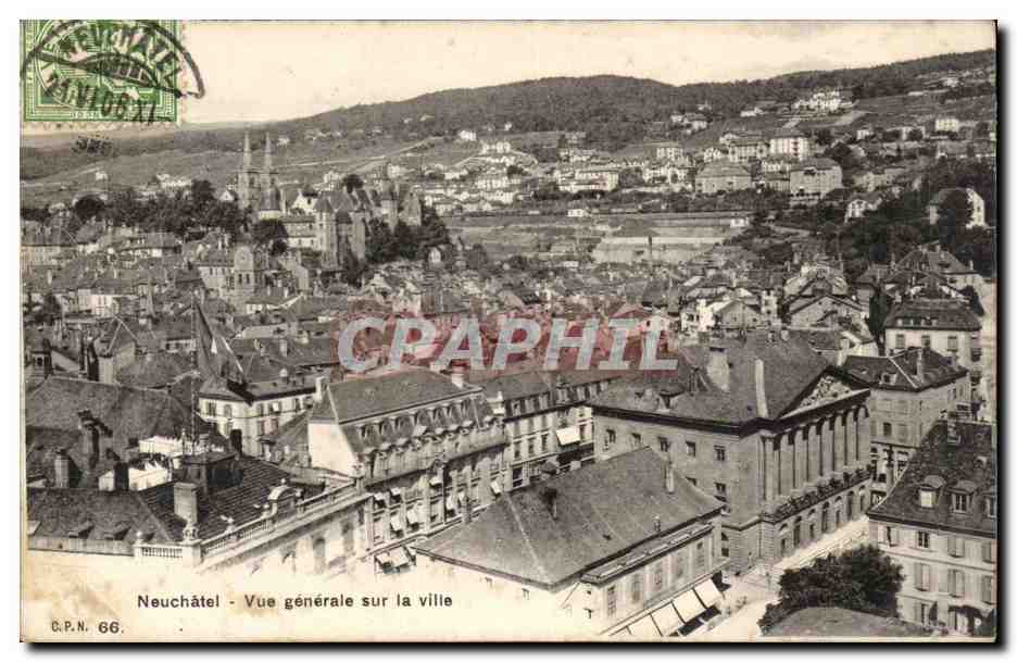 Suisse - Schweiz - Neuchatel - Vue Generale sur la Ville - CPA 