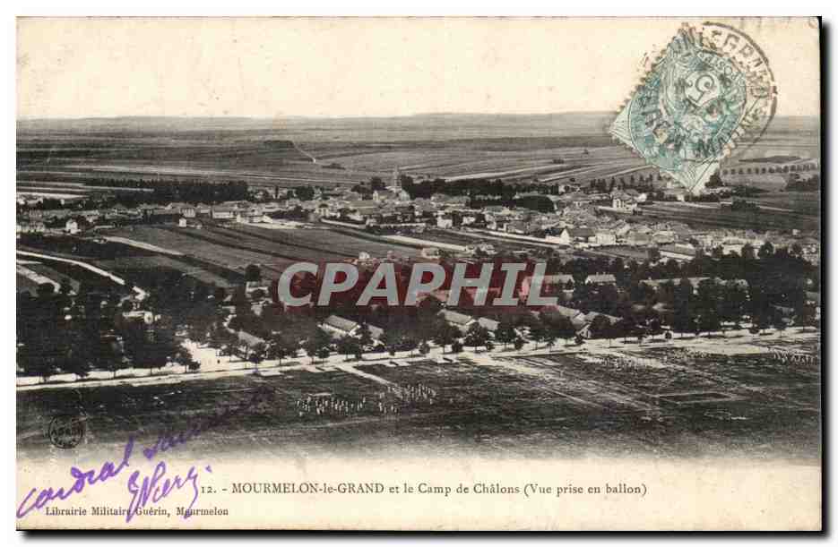 Mourmelon le Grand - et le Camp de Chalons - CPA 