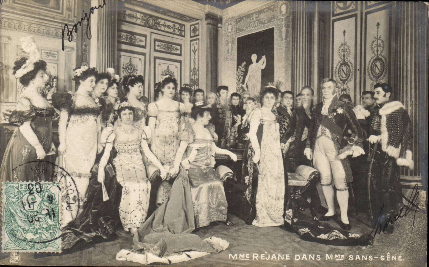 Mme Réjane dans Mme Sans-Gêne — Éditeur Raphael Tuck & Fils, série 200
