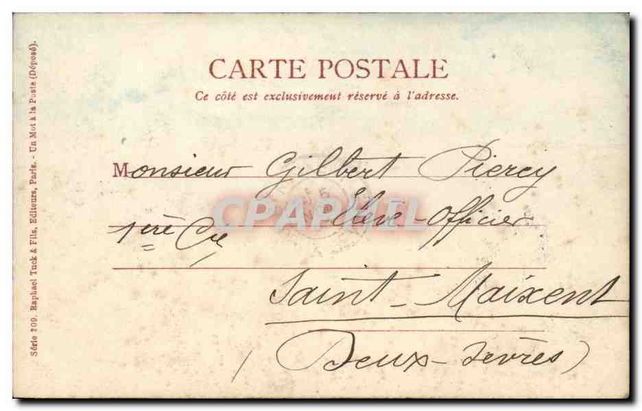 Mme Réjane dans Mme Sans-Gêne — Éditeur Raphael Tuck & Fils, série 200 — Reverso