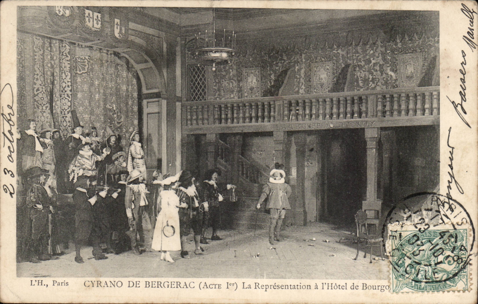 Cyrano de Bergerac (Acte 1er) — La Représentation à l'Hôtel de Bourgogne — L'H., Paris
