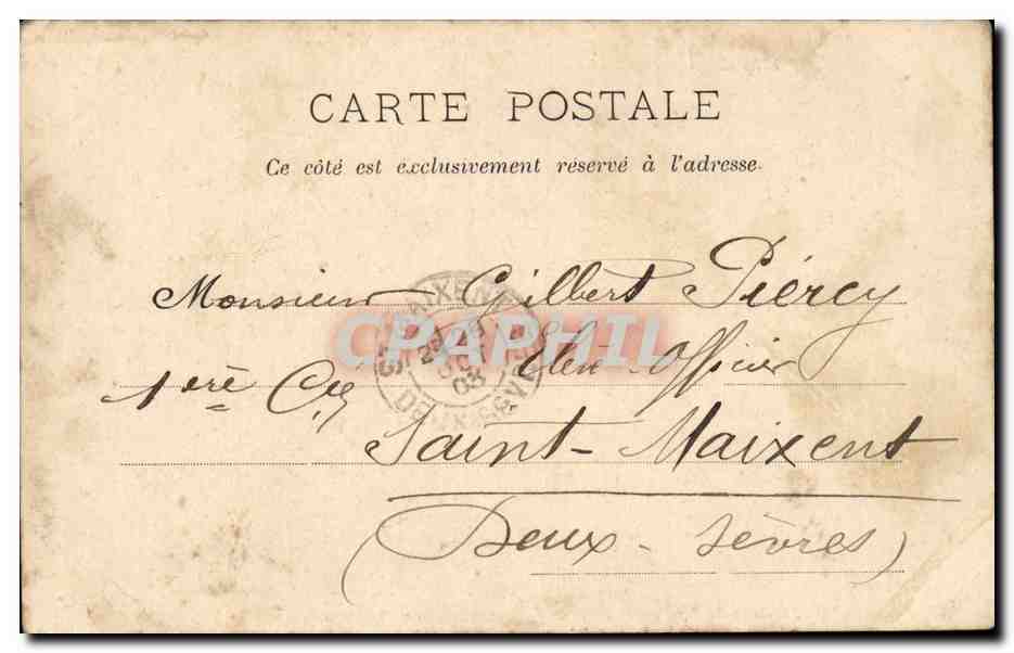 L'Aiglon — scène théâtrale avec Sarah Bernhardt — éditeur L.H. Paris, n° de série non visible — Reverso