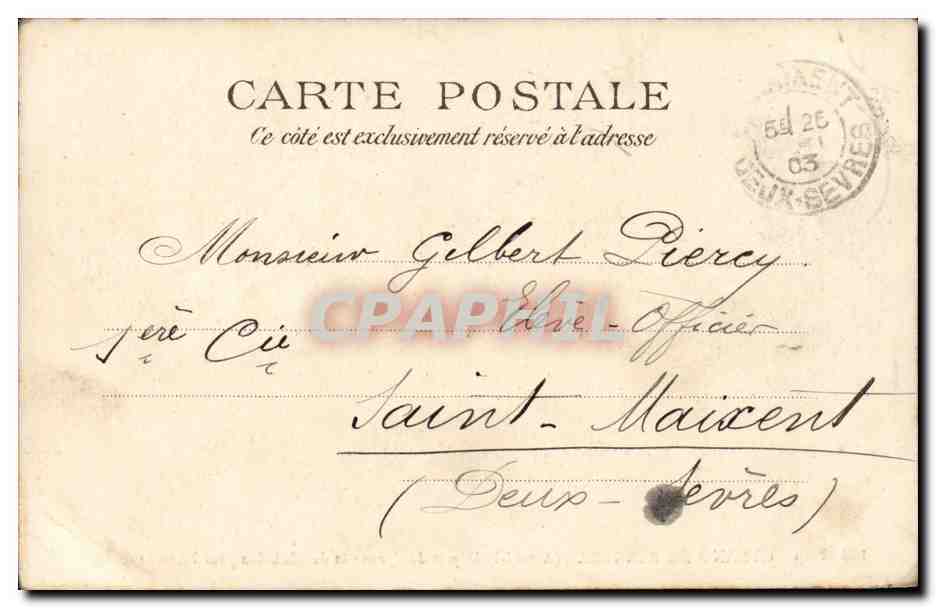 Cyrano de Bergerac (Acte III) — Départ de Cyrano et de Christian pour l'Armée — L'H., Paris — Verso