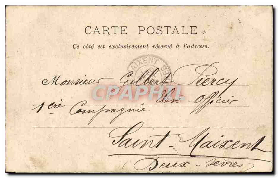Spectacle -Theatre -Paris - L'Aiglon - Flambeau - Mettermich M Andre Calmettes - Costume - Gilbert Piercy - CPA  — Verso