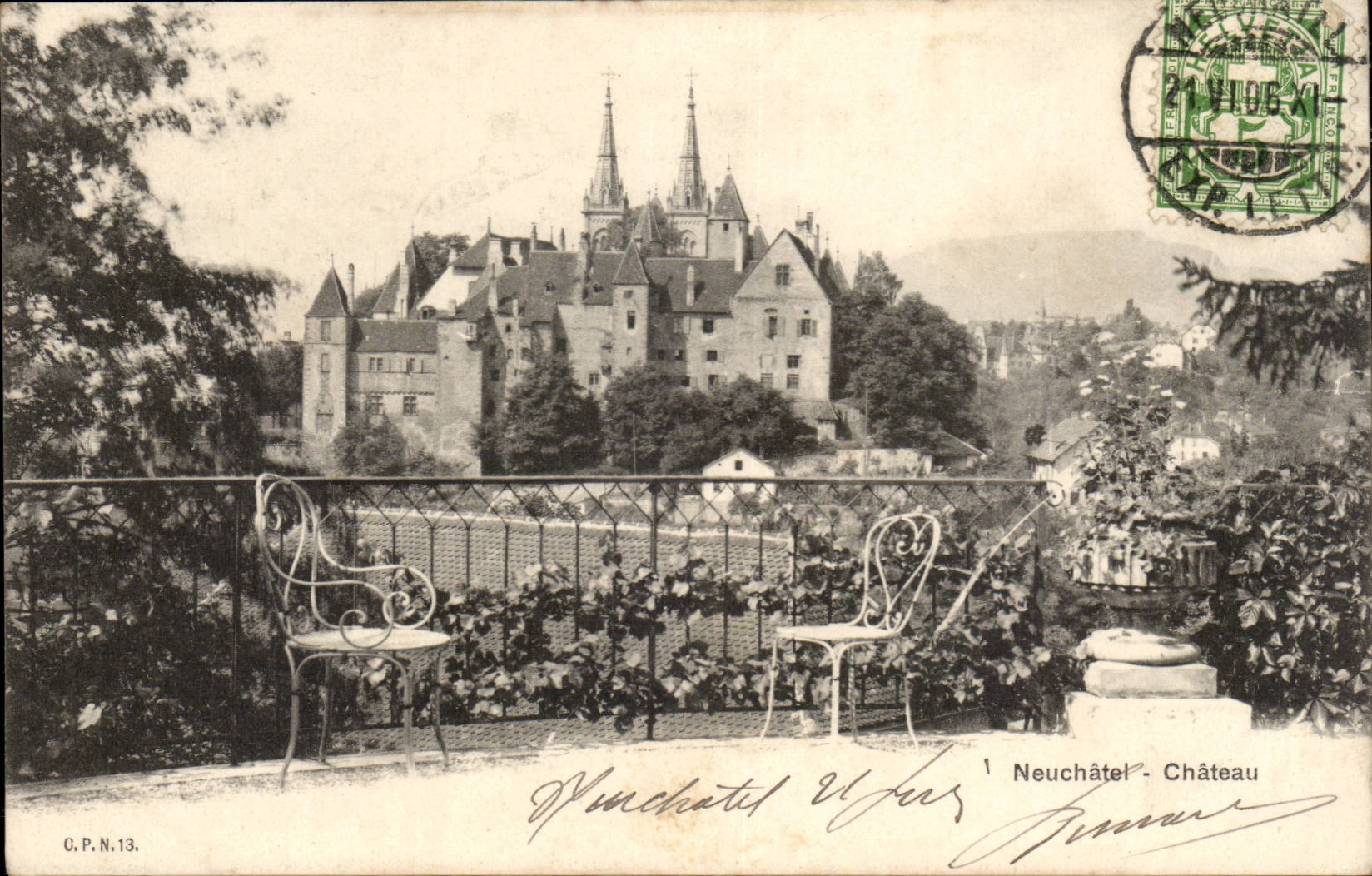 Suisse - Schweiz - Neuchatel - Chateau - CPA 