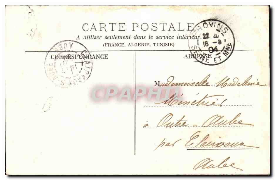 Fantaisie - Enfant - Garcon - Une Poulet a l'etouffee - Moi je foi je l'etouffe - cuisine - serie de 6 - CPA  — Rückseite