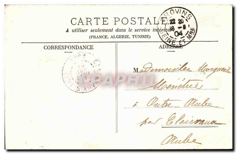 Fantaisie - Enfant - Garcon - Une Poulet a l'etouffee - Comment tu n'est pas cuite?- serie de 6 cartes - CPA  — Rückseite
