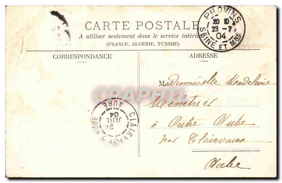 Fantaisie - Enfant - Garcon - Une Poulet a l'etouffee - Combien votre poule - serie de 6 cartes - CPA  — Rückseite