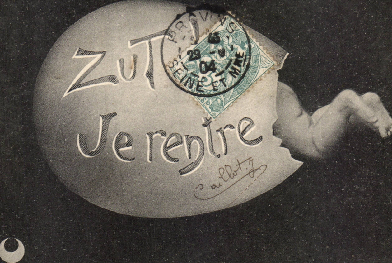 Fantaisie -Bebe - Zut Je Rentre - CPA 