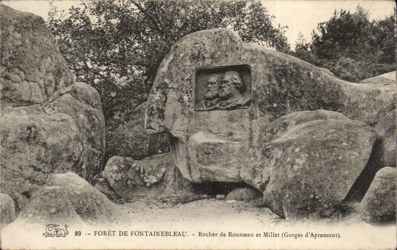 Roccia di Rousseau e Millet — Gole di Apremont — Foresta di Fontainebleau — n°89