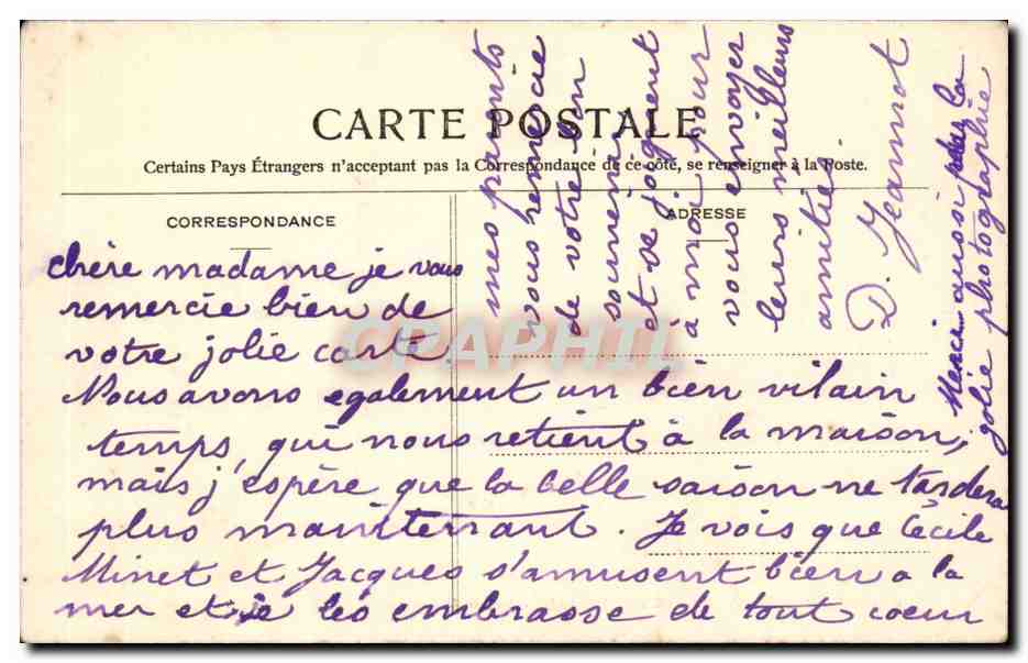 Roccia di Rousseau e Millet — Gole di Apremont — Foresta di Fontainebleau — n°89 — Verso