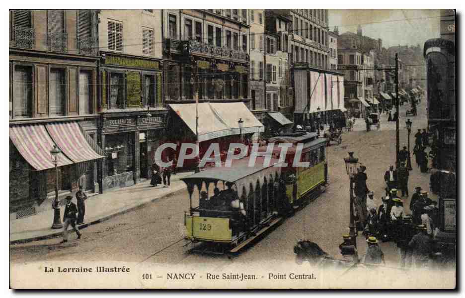 NANCY - Rue Saint-Jean - Point Central — La Lorraine illustrée, n° 101