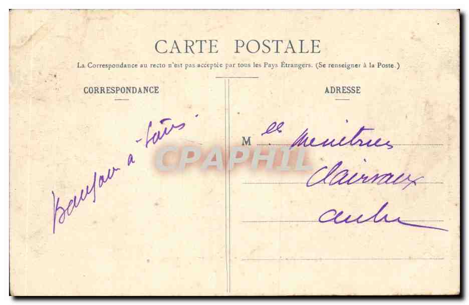 camp de Chalons - Entree de L'Hopital Militaire - CPA  — Back