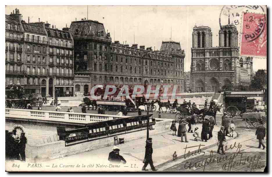 PARIS — La Caserne de la cité Notre-Dame — LL. — n°804