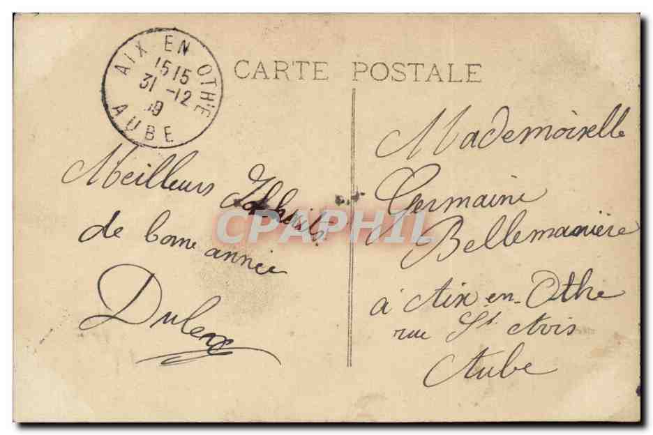 Famille avec enfants — Nouvel An — éditeur anonyme, n° 4169 — Reverso