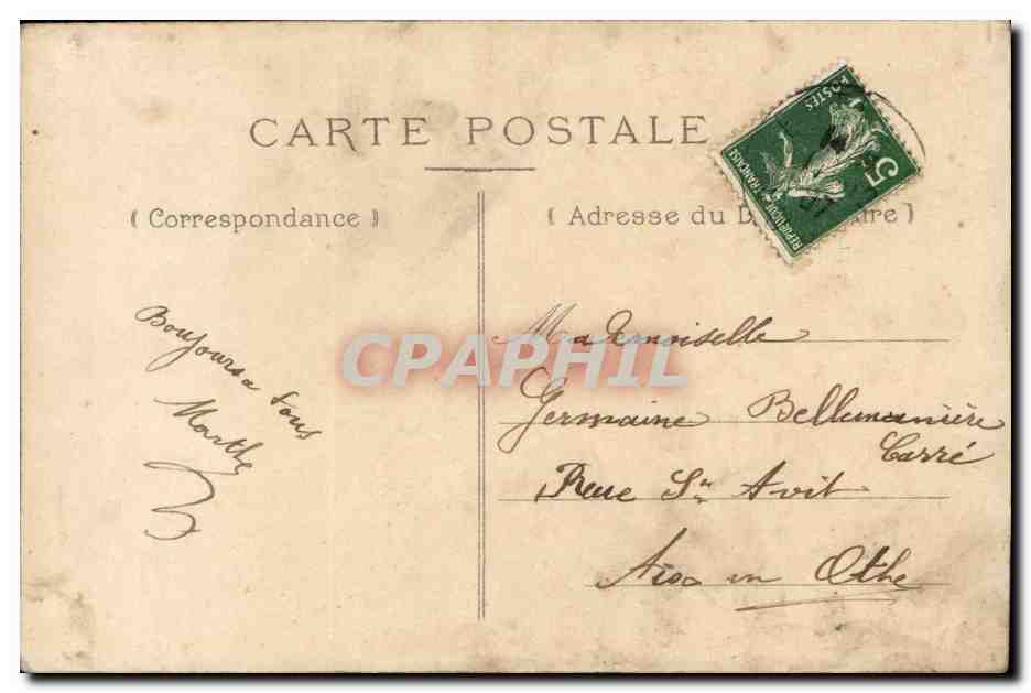 CPA Fantaisie Fantasy Enfant  — Rückseite